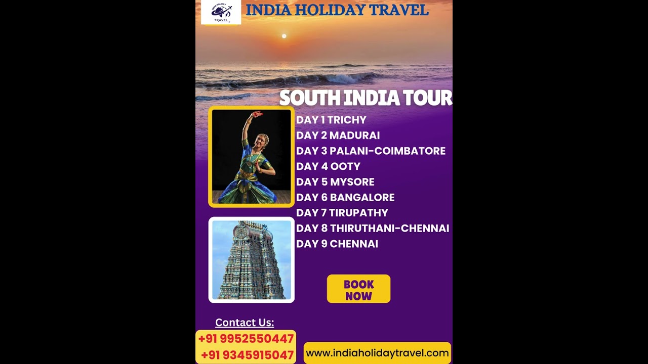 9 DAYS SOUTH INDIA TOUR PACKAGES
