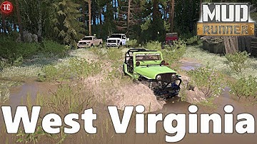 SpinTires MudRunner: West Virginia (NEW MAP)