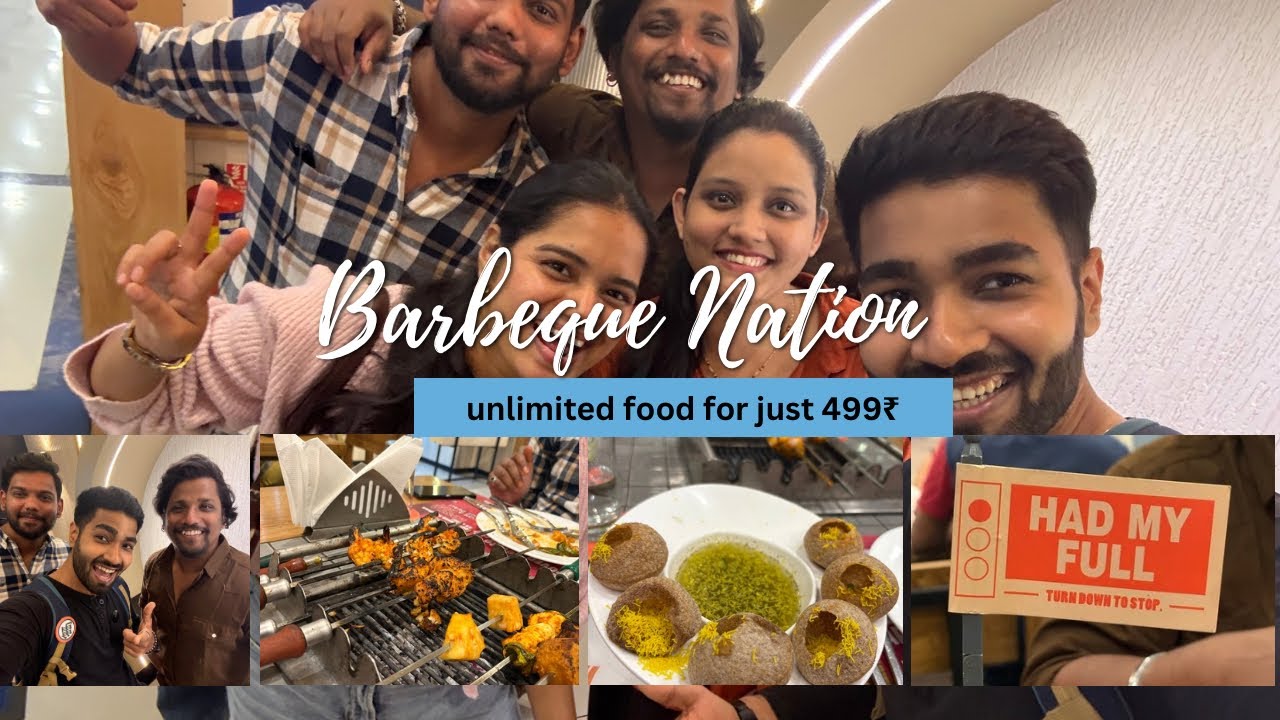 We Overate at BARBEQUE NATION & Still Went for a MOVIE 😵‍💫 