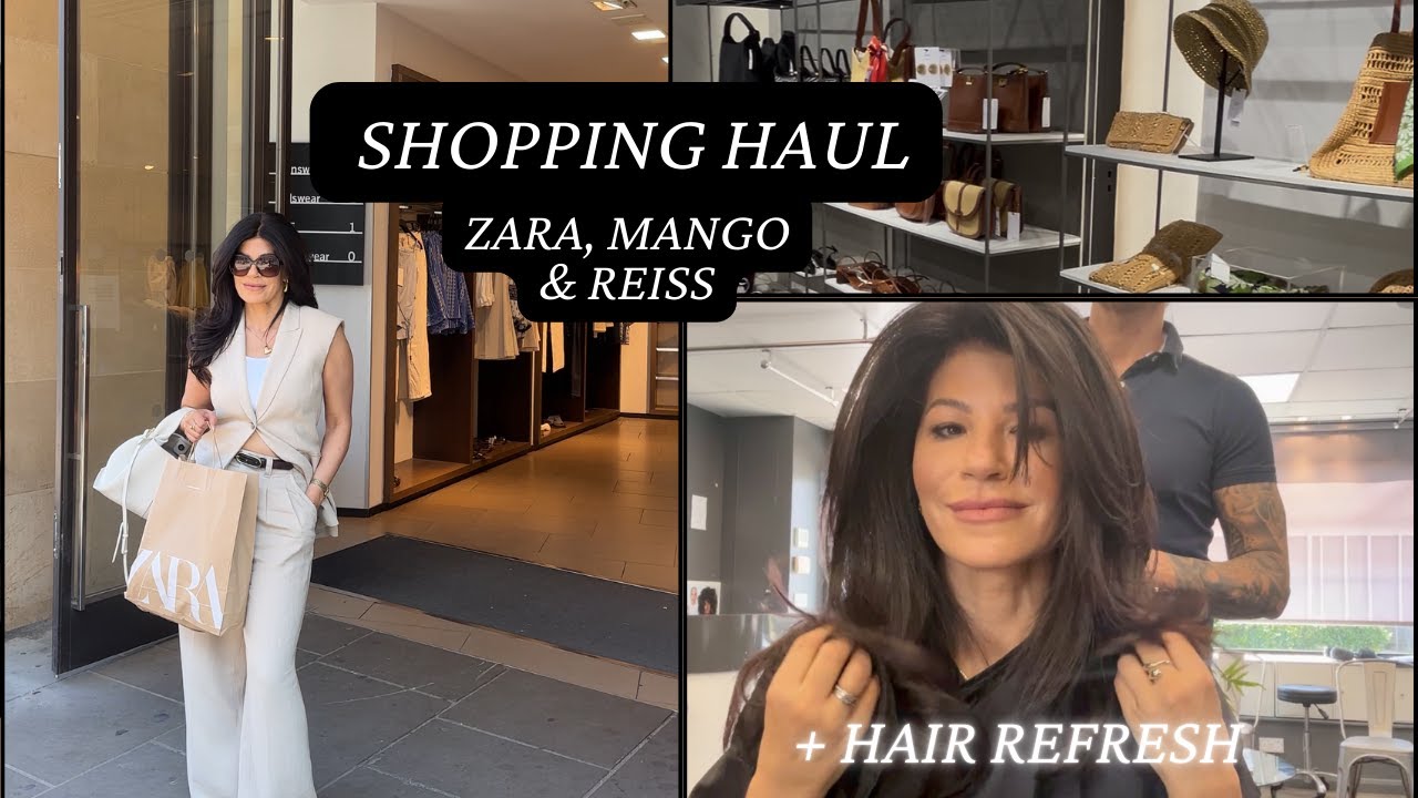 Come Shopping with Me at Zara, Mango & Reiss | + Hair Salon Visit!