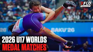 U17 World Medal Matches Condensed Replay | Women's Freestyle 40kg, 46kg, 53kg, 61kg, 69kg