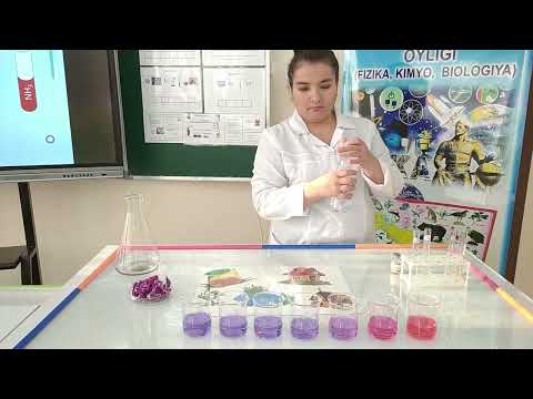 Video: Bromotimol yuqori pH darajasida qanday rangga ega?