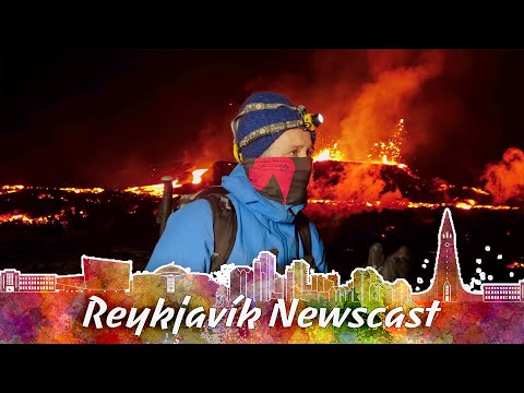 RVK Newscast #93: An Incredible Lava Flow Break Out Of The Mountain & Melt The Snowy Ground