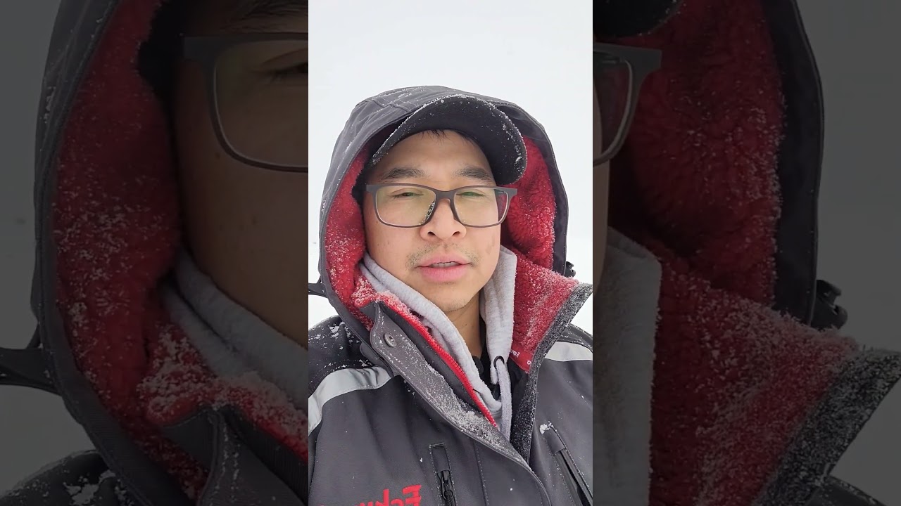 the perfect storm for ice fishing. 