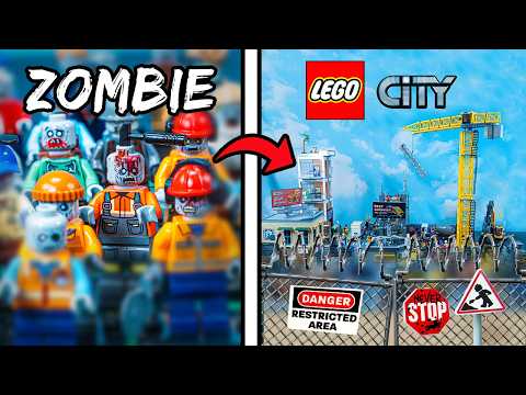 I built a LEGO ZOMBIE Construction Site