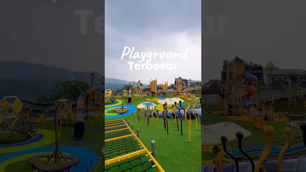 Baru banget buka nih playgroung gede banget di cimory prigen 