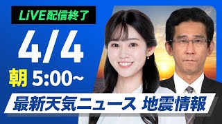 ウェザーニュースの配信のサムネイル画像