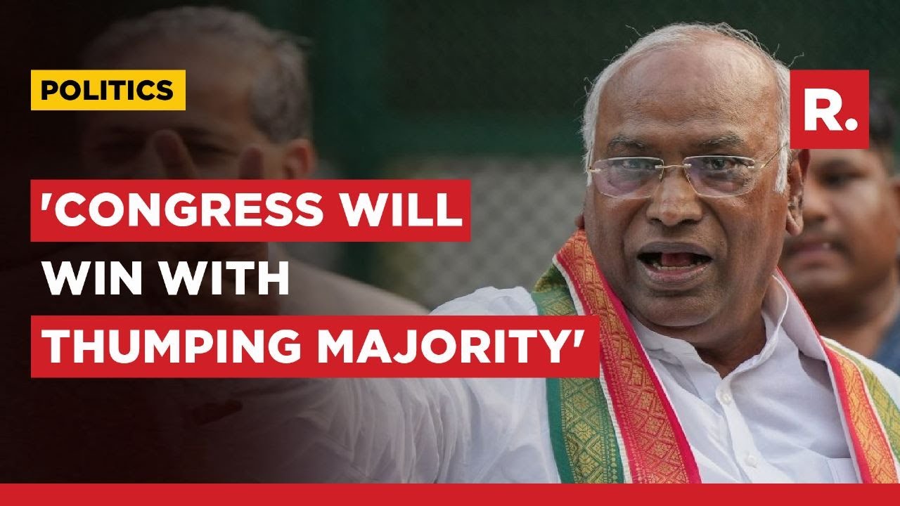 Karnataka Election: Mallikarjun Kharge Slams BJP; Exudes Confidence In Congress' Win