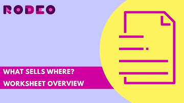 How To Create A CPG Spec Sheet | What Sells Where? Worksheet (3/6)