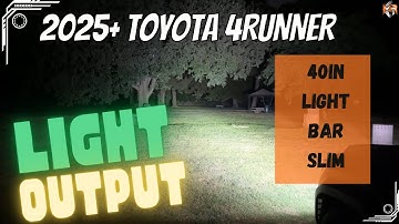 2025+ Toyota 4Runner Light Output 40in Light Bar SLIM | M&R Automotive