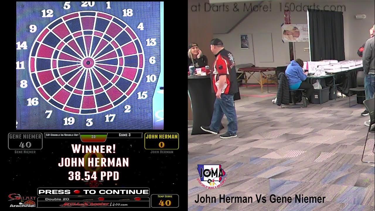 Iowa State Dart Tournament Masters Singles "01" YouTube