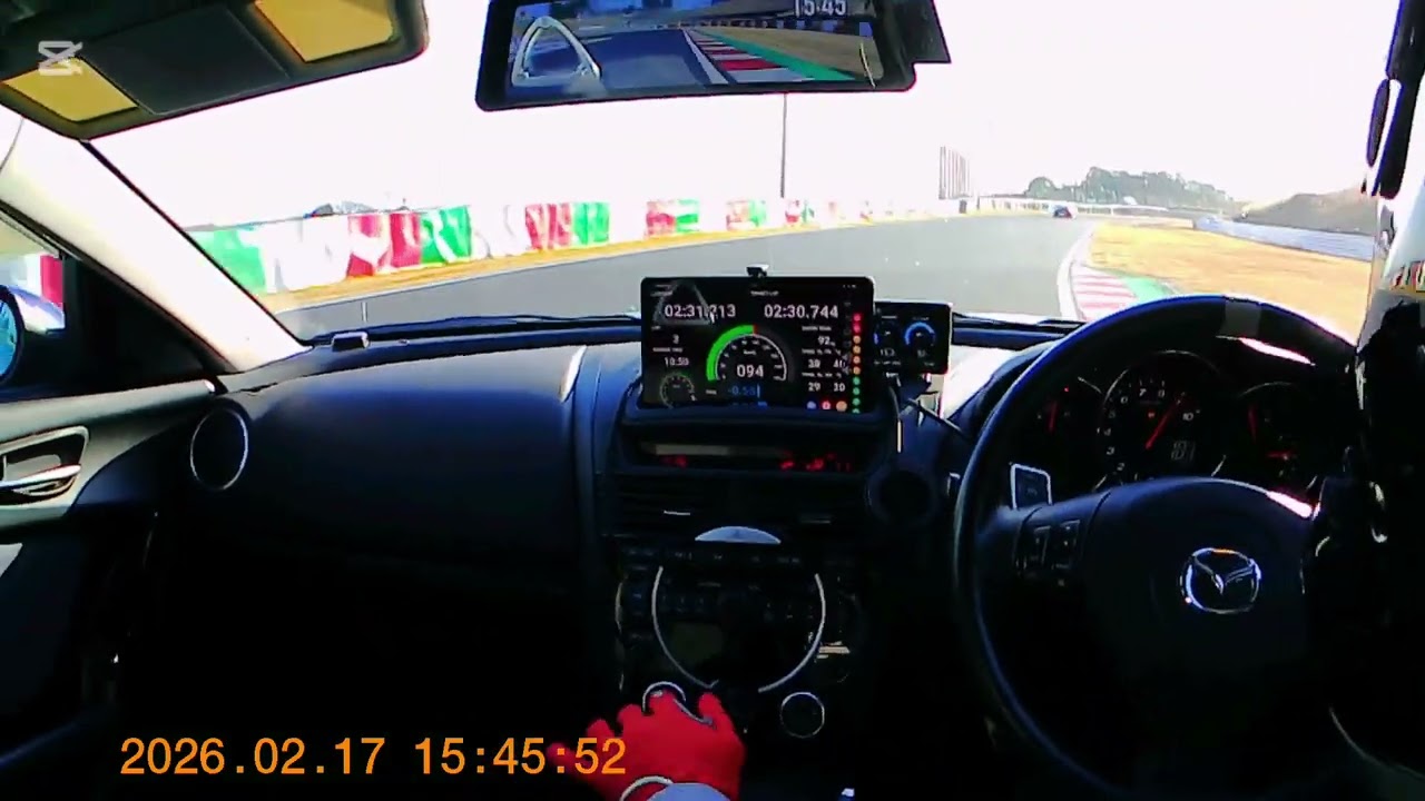 260217鈴鹿CC ベスト更新2:30.219 