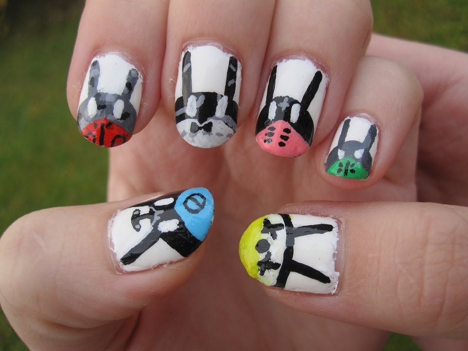 Kpop: B.A.P Matoki nail art - YouTube