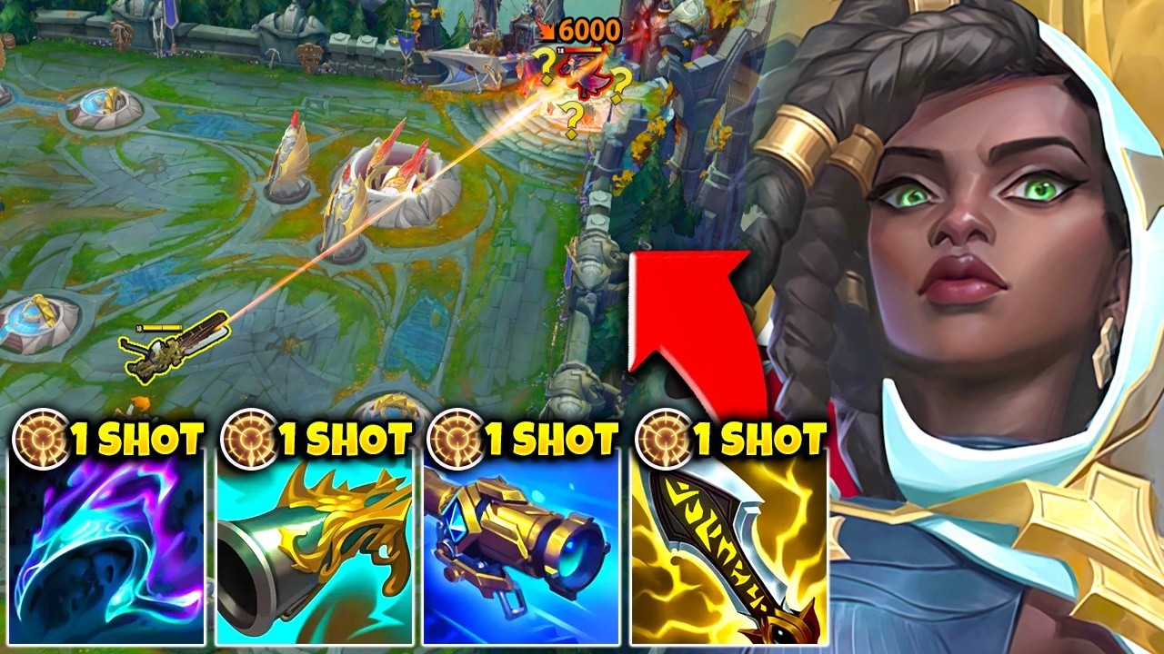 SENNA BUT I CAN SNIPE YOU FROM SPAWN WITH ONE BULLET (MAX DAMAGE SENNA AUTO)