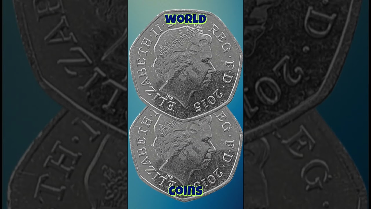 Scarce fifty pence coin hunt 2026  - 2015  - 