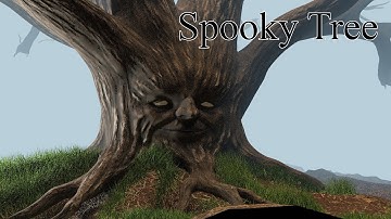 Spooky Tree in blender 2.81