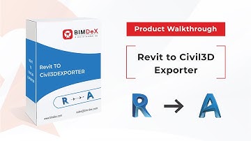 How to export your Revit model to Civil3D | Revit to Civil3D Walkthroug Video