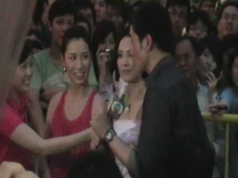 佘诗曼, 陈豪, 郭羡妮- TVB新加坡Bugis採訪-3