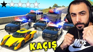 AKSİYON DOLU POLİSTEN KAÇIŞ! EKİPLE GTA 5 | Barış Can