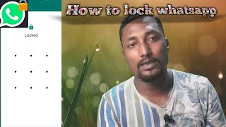 how to lock whatsapp chat ||whatsapp par lock kaise lagaye ||whatsapp tricks1080p screenshot 4