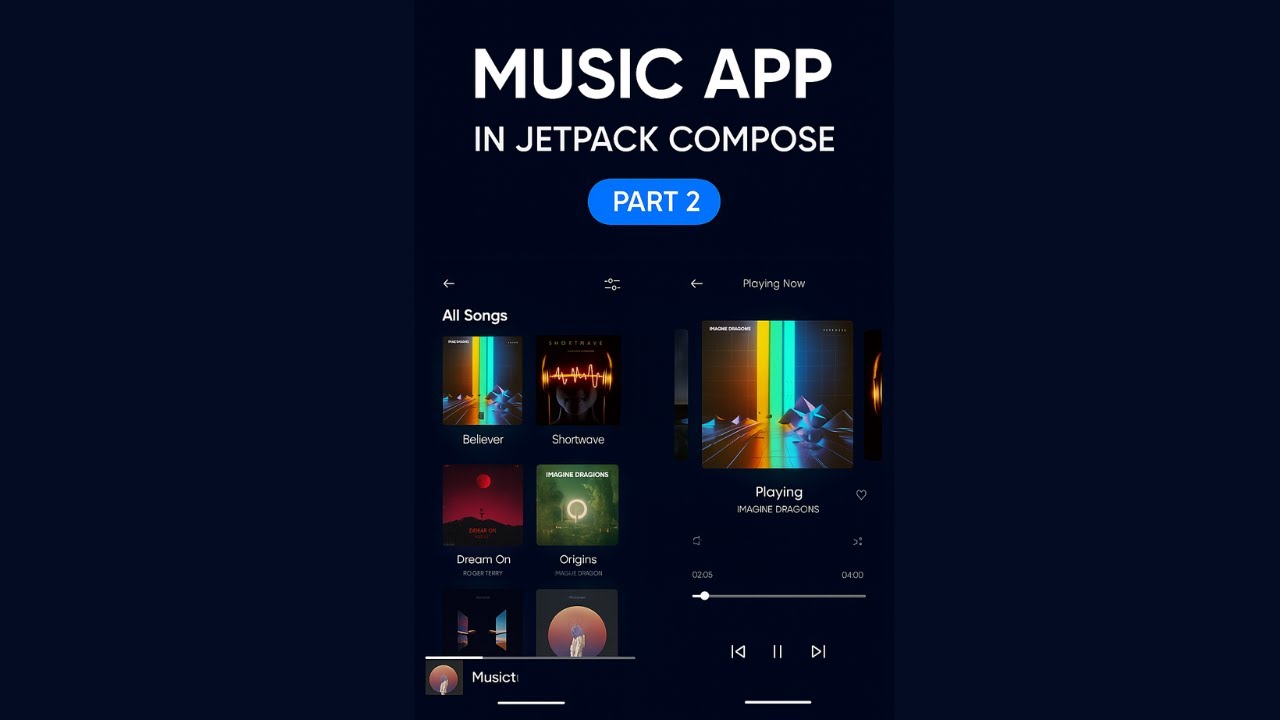 Jetpack Compose Music App UI Tutorial | Android 2025 (Part 2) - YouTube