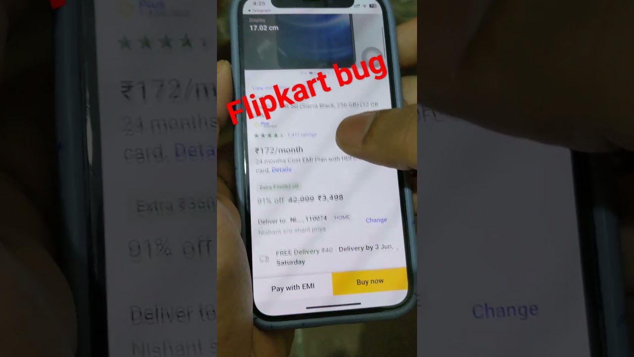 Flipkart Bug