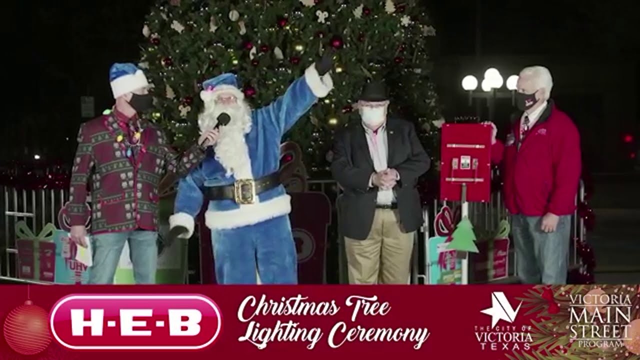 HEB Christmas Tree Lighting YouTube