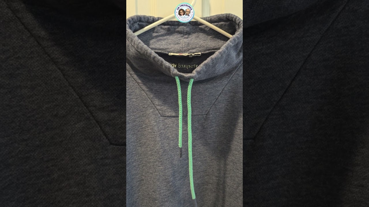 Vineyard Vines Women's Medium Blue Funnel Neck Sweater - 2016