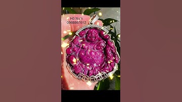Mặt đá ruby chạm Phật Đi Lặc #ruby #phatdilac #phongthuy #phongthuytamlinh #xuhuong #trending #trend