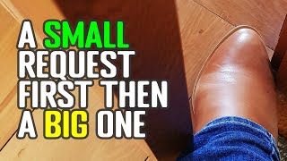 Foot-In-The-Door Technique Marketing Psychology How To Persuade Others Using 2-Stage Technique?