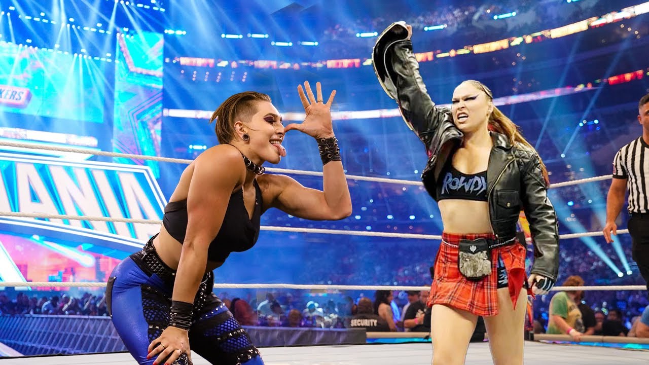 Rhea Ripley Ronda Rousey Ronda Rousey vs Rhea Ripley WWE Smack down Championship - YouTube