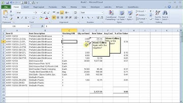 Insert Comments on an Excel Worksheet