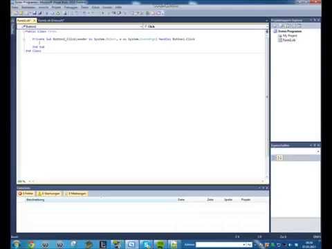 Visual Basic Buttons + Msg Box / Tutorial 001
