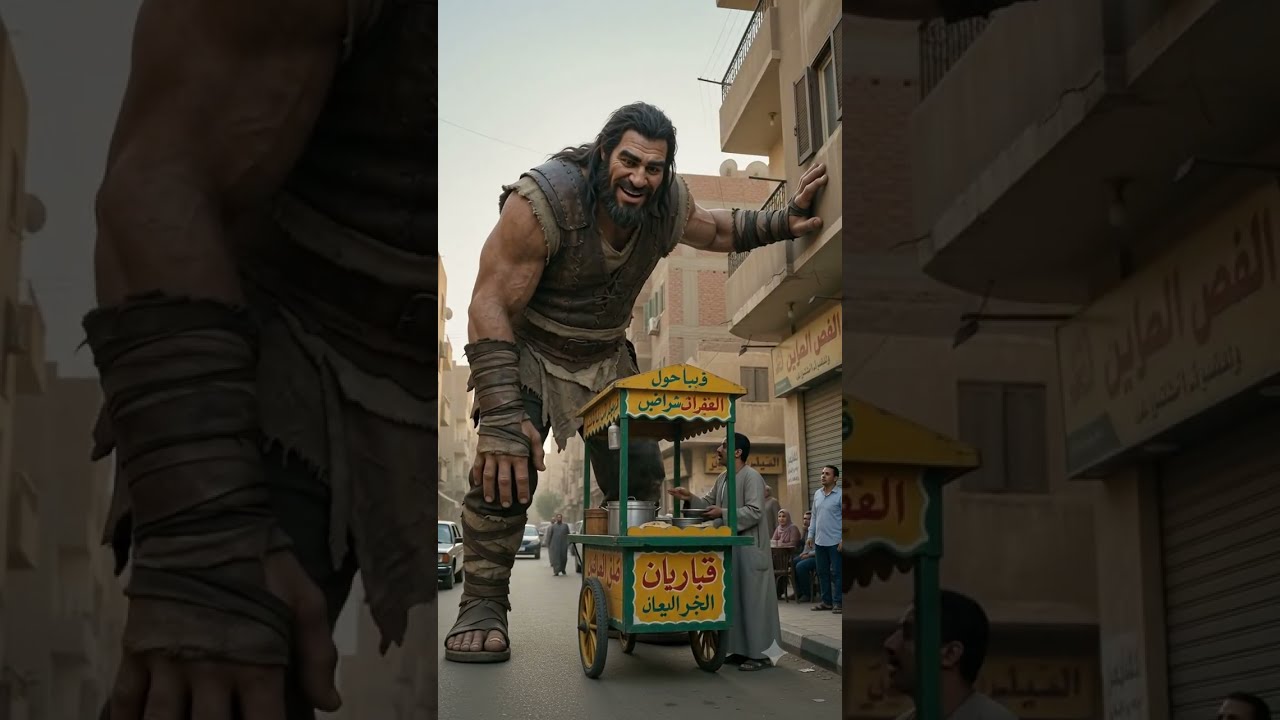 العملاق لما فكر ياكل فول