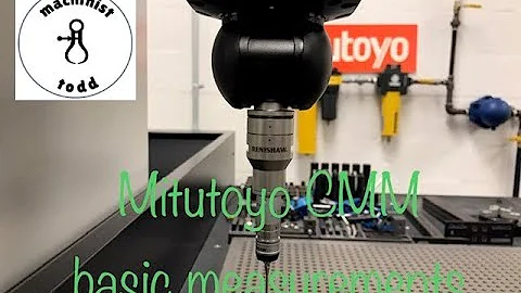 Mitutoyo CMM basic measurements