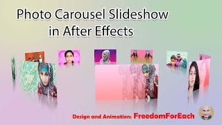 Photo Slideshow Photo Carousel in After Effects