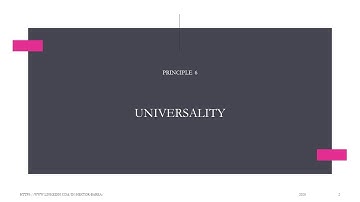 TRIZ Inventive Principle 6 Universality