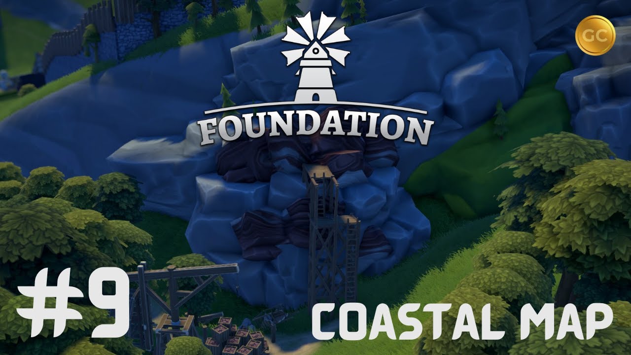 Foundation Gameplay 2022 | Update 1.8.1 | Coastal Map | Medieval Sandbox City Builder  | EP 9