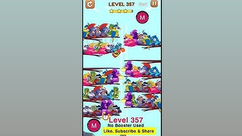 #bird #sort 2 #color #puzzle #level 357 #birdsort #colour #gaming #viral #trending #shorts #solution