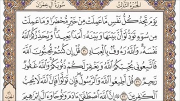 سورة آل عمران القارئ الشيخ محمد حسان تلاوة خاشعة مكتوبة جودة عالية جدا