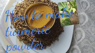 How to make turmeric powder ??ගෙදරදීම කහ කුඩු හදමු ???? ?dl life sl?