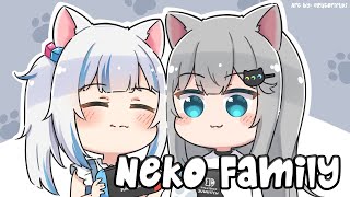 Like Mother Like Daughter - Cutest Interaction Gura with Nacho-mama