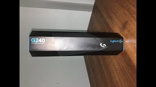 Unboxing Logitech - Mouse pad G240 / انبوكسنج جيمينج ماوس باد لويجيتك G240