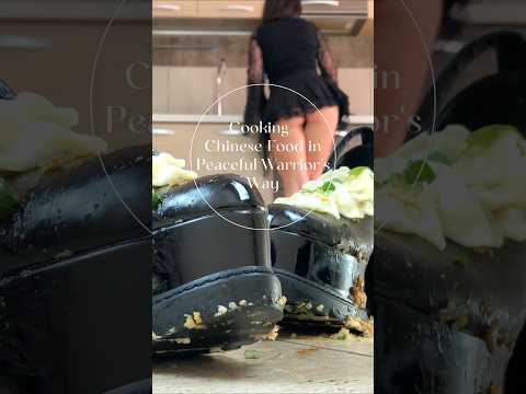 Pea vs. Chinese Food! Oddly Satisfying In-Heels Crushing! Barefoot ASMR