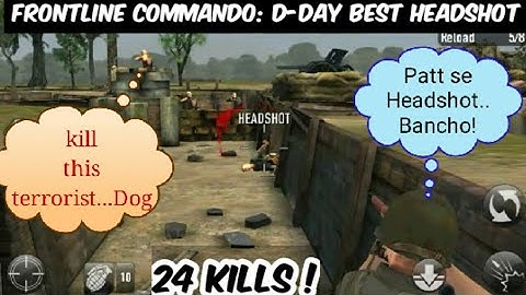 #D_Day #gameplay #action #kills Frontline commando: D-day best kills gameplay [offline games]