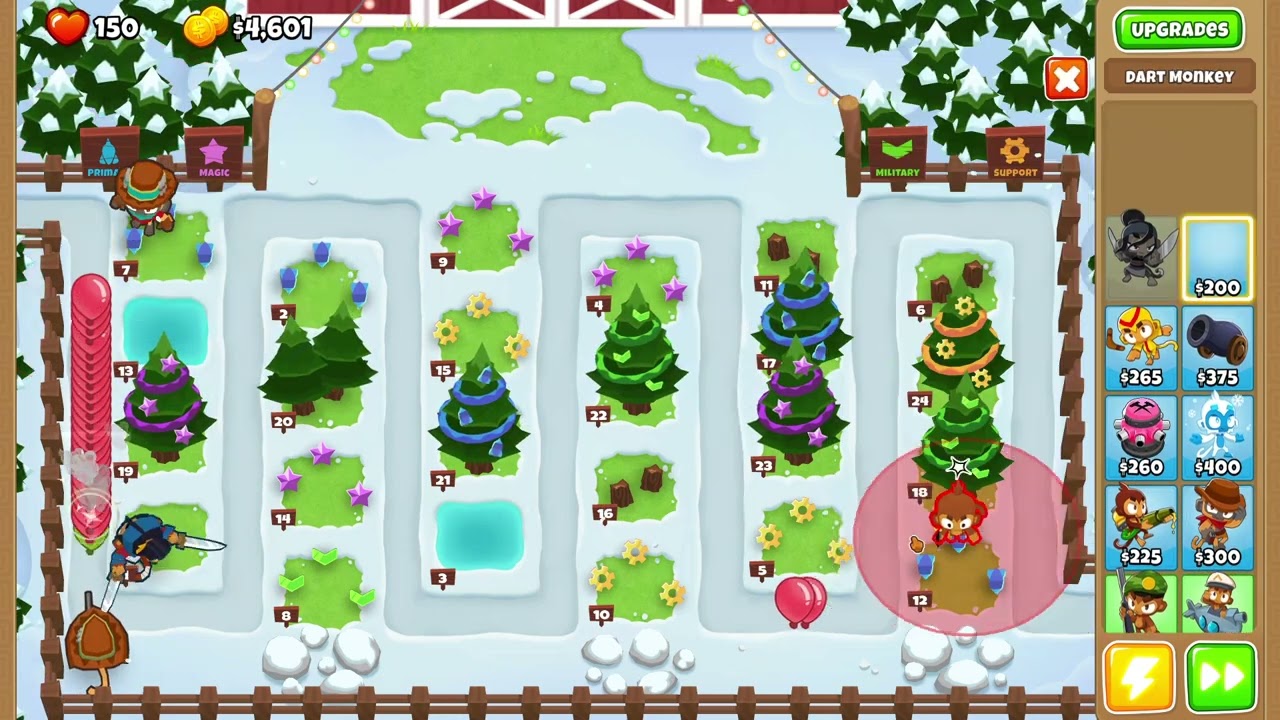 Bloons Tower Defense 6 - From the Start - One Two Tree Medium [99]