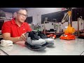 Shoe repair process jordan 10 full reglue 