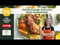 Florida Orange Juice and Rosé-Braised Pork - Live Cooking Class with Chef Bonny