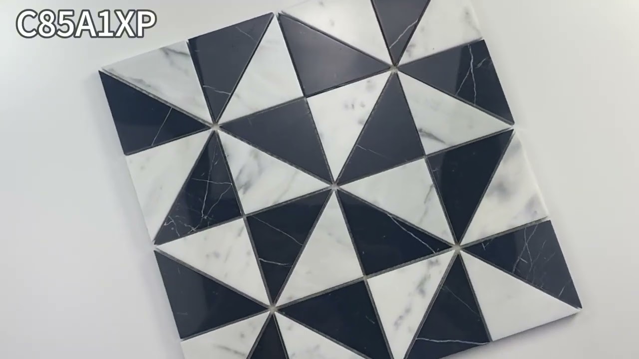 MOTHERLAKELAKE lynch.ブラトラ Black Triangle Black Pearl Glossy Triangle Colore Look Ceramic Mosaic