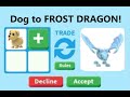 TRADING FROM A COMMON DOG TO A LEGENDARY *FROST DRAGON* IN 1 WEEK! | Adopt Me (Roblox)